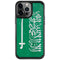 Saudi Arabia Flag Distressed iPhone 13 Pro Cargo Case